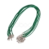Waxed Cord Necklace Making X-NCOR-T001-46-2