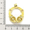 Brass Micro Pave Cubic Zirconia Pendants KK-K354-19B-G-3