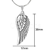 Non-Tarnish Stainless Steel Pendant Necklaces PW-WG83127-01-3