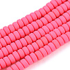 Handmade Polymer Clay Beads Strands CLAY-N008-10-1