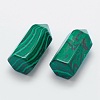 Synthetic Malachite Pointed Beads G-G760-K16-1