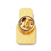 Golden Alloy Brooches JEWB-K020-01B-G-2