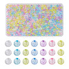 Cheriswelry 560Pcs 7 Colors Transparent Acrylic Beads MACR-CW0001-10-12