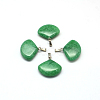 Fan Natural & Synthetic Mixed Stone Pendants G-Q358-M-3