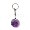 Natural Gemstone Vortex Pendant Keychain KEYC-E038-01P-4