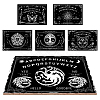 Pendulum Dowsing Divination Board Set DJEW-WH0324-018-4