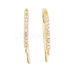 Rack Plating Brass Cubic Zirconia Earring Hooks KK-S374-05G-04-1