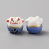 Handmade Porcelain Beads PORC-WH0006-02C-1