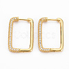 Rectangle Hoop Earrings for Girl Women X-EJEW-N099-002LG-NF-1