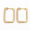 Rectangle Hoop Earrings for Girl Women X-EJEW-N099-002LG-NF-1