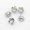 5-Petal Iron Flower Bead Caps X-IFIN-M008-02P-1