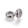 201 Stainless Steel Stopper Beads STAS-I100-18P-2
