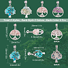 SUNNYCLUE 16Pcs 4 Styles Alloy European Dangle Charms FIND-SC0003-21-2