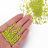 12/0 Two Tone Opaque Glass Seed Beads SEED-T006-01A-A02-6
