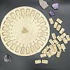 Wooden Runes Set Engraved Board PW-WG38211-01-2