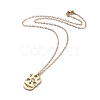 Brass Pendant Necklaces Sets NJEW-JN02679-2
