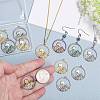 12Pcs 3 Colors Ion Plating(IP) 304 Stainless Steel Pendants STAS-SZ0002-94-3