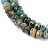 Natural African Turquoise(Jasper) Beads Strands G-N342-28A-4