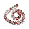 Handmade Glass Enamel Beads Strands LAMP-A001-A10-4