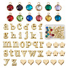 DIY Birthstone Jewelry Making Finding Kit FIND-TA0002-12-9