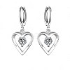 Heart Shape Brass Hoop Earrings EJEW-BB64168-A-1