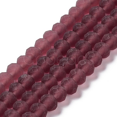 Transparent Glass Beads Strands X1-EGLA-A034-T4mm-MD13-1