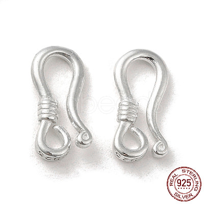 925 Sterling Silver Earring Hooks STER-K174-17B-S-1