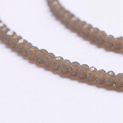 Imitation Jade Glass Beads Strands EGLA-K010-C03-1