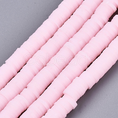 Handmade Polymer Clay Beads Strands CLAY-R089-6mm-125-1