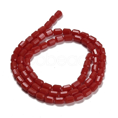 Opaque Glass Beads Strands GLAA-G112-04J-1