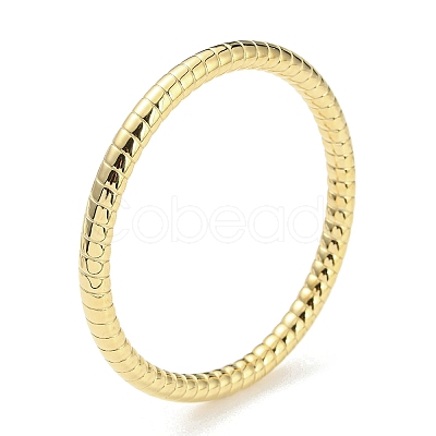 304 Stainless Steel Grooved Bangles BJEW-G686-04G-1