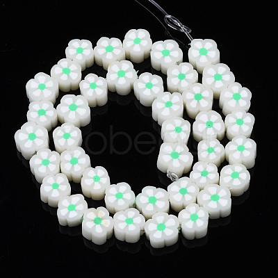 Handmade Polymer Clay Bead Strands CLAY-N011-48B-A01-1