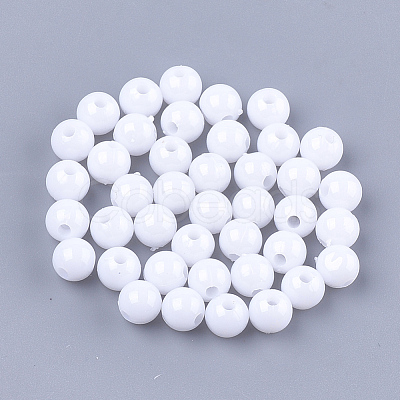 Opaque Plastic Beads KY-T005-6mm-601-1