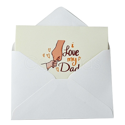 Father's Day Gift Cards AJEW-E058-02F-1