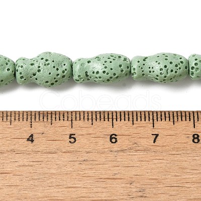 Natural Lava Rock Beads Strands G-U007-01G-1