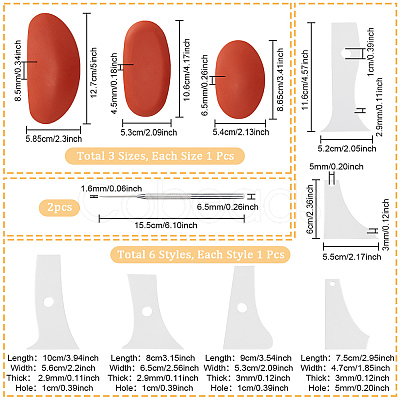 Fingerinspire Clay Craft Tools Sets AJEW-FG0002-27-1