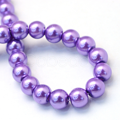 Baking Painted Glass Pearl Bead Strands HY-Q003-3mm-27-1