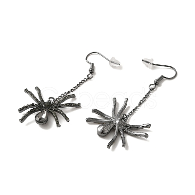 Halloween Alloy Dangle Earrings EJEW-K274-04B-1