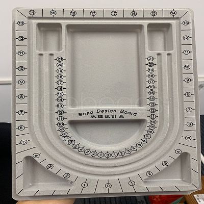 Resin Flocking Bead Design Boards TOOL-WH0039-43-1