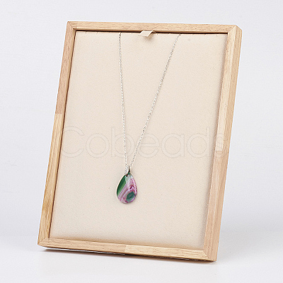 Wood Necklace Displays NDIS-E020-03-1