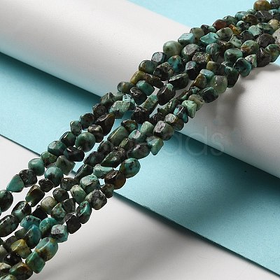 Natural African Turquoise(Jasper) Beads Strands G-D081-A05-1