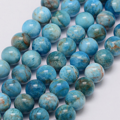 Natural Apatite Beads Strands G-I254-08C-1