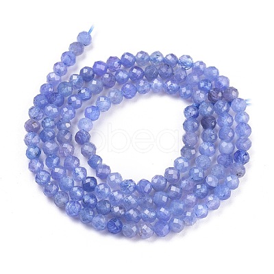 Natural Tanzanite Beads Strands G-R475-033-1