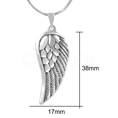 Non-Tarnish Stainless Steel Pendant Necklaces PW-WG83127-01-1