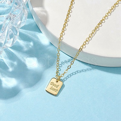 Brass Pendant Necklaces NJEW-JN04797-1