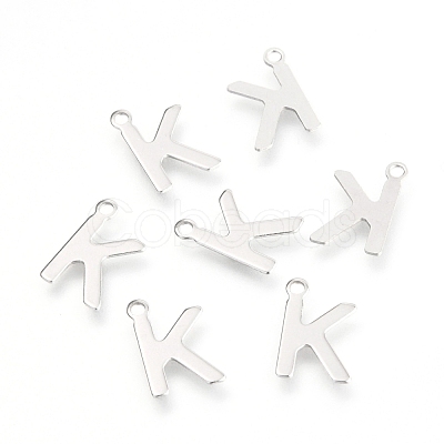 Non-Tarnish 201 Stainless Steel Charms STAS-C021-06P-K-1