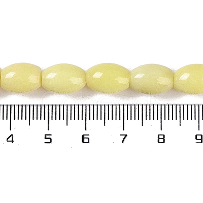 Natural Yellow Jade Beads Strands G-K362-I10-05-1