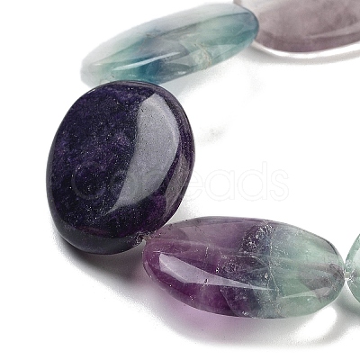 Natural Fluorite Beads Strands G-Z061-C10-07-1