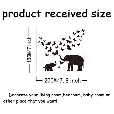 PVC Wall Stickers DIY-WH0377-198-1