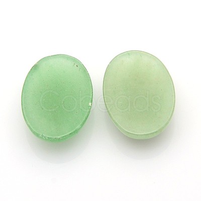 Natural Green Aventurine Cabochons X-G-P023-07-1